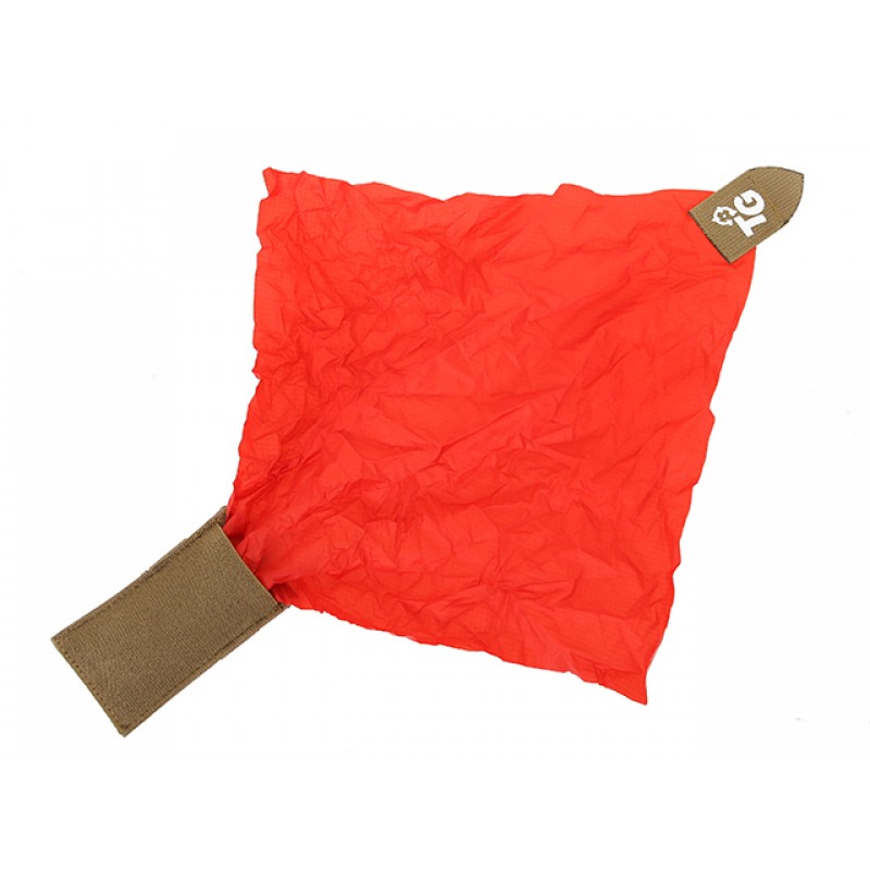 TG AIRSOFT POUCH/TASCA COLPITO STRACCIO ROSSO - COYOTE