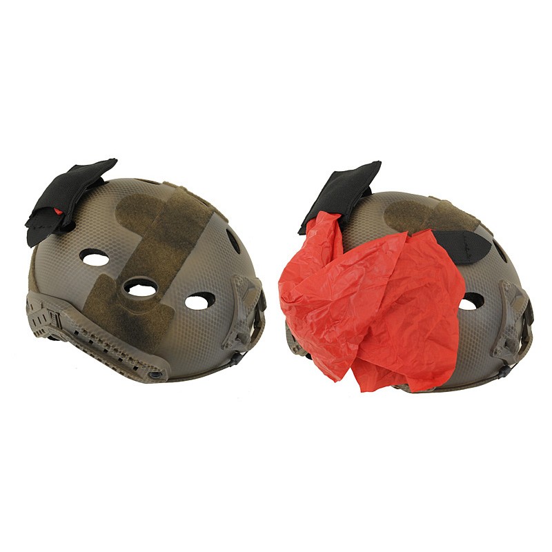 TG AIRSOFT POUCH/TASCA COLPITO STRACCIO ROSSO - COYOTE