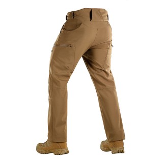 PANTALONI TACTICI SOFT SHEEL DE IARNA - COYOTE