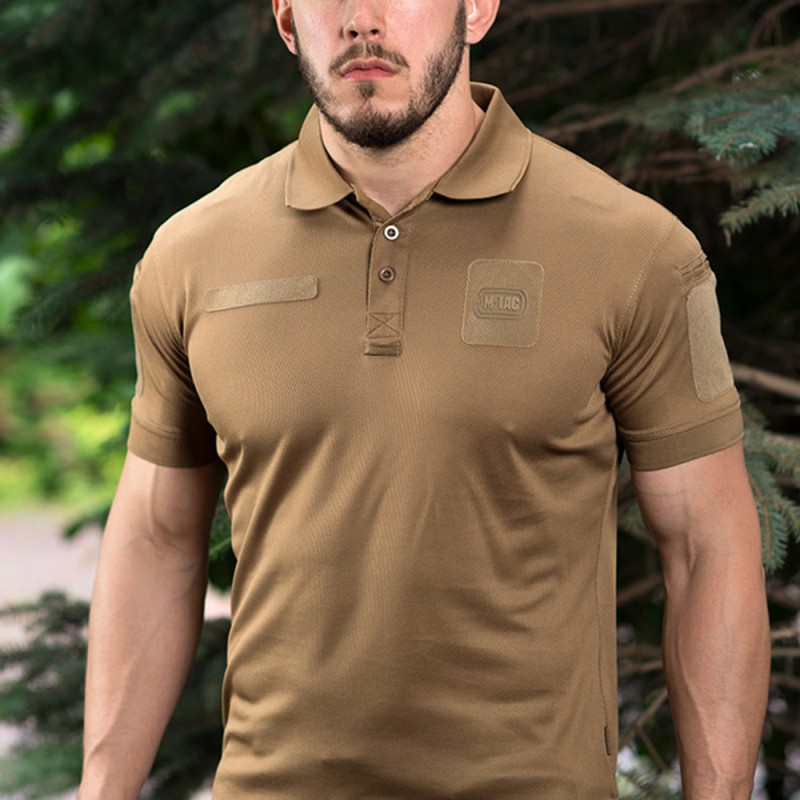 TRICOU POLO ELITE TACTICAL COOLMAX - COYOTE