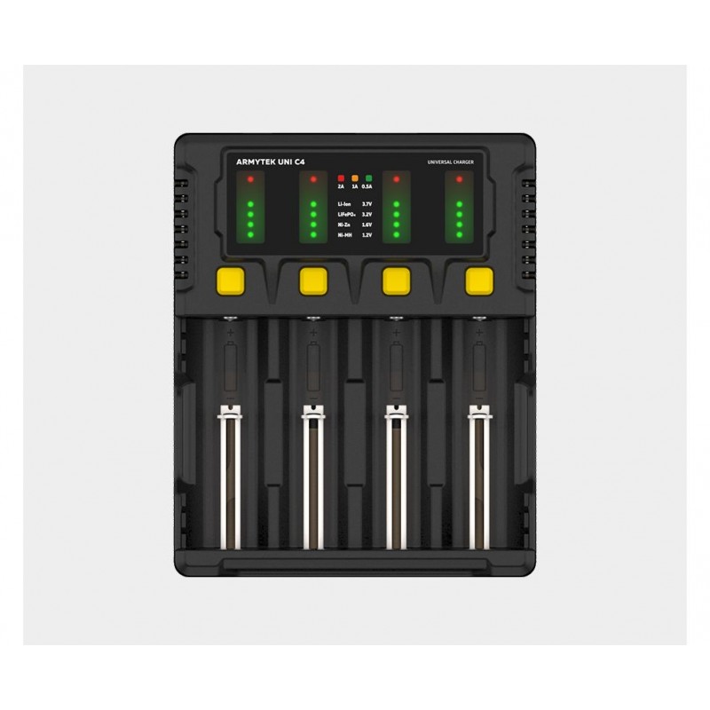 ARMYTEK UNI C4 PLUG TIPO C - CARICABATTERIE UNIVERSALE