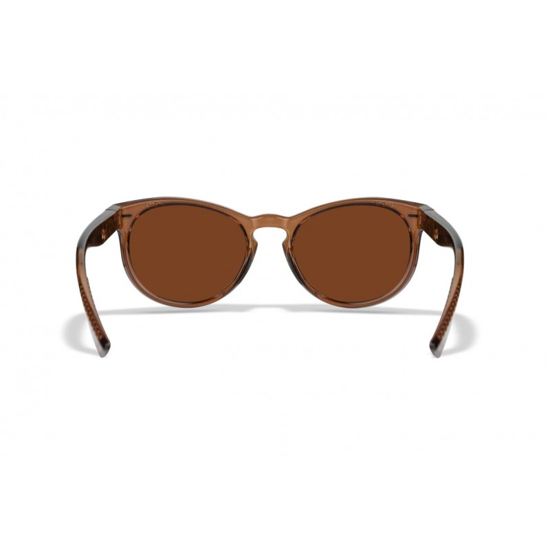 OCHELARI MODEL WX COVERT - LENSES CAPTIVATET POLARIZED BRONZE MIRROR - CRYSTAL ROOTBEER FRAME