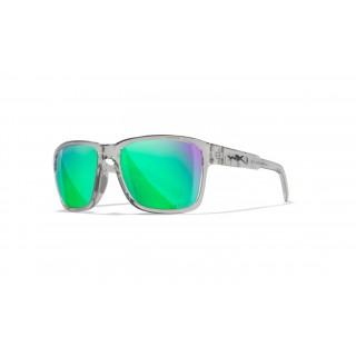 OCHELARI MODEL TREK - LENSES CAPTIVATE POLARIZED GREEN MIRROR - FRAME GLOSS CRYSTAL LIGHT GREY