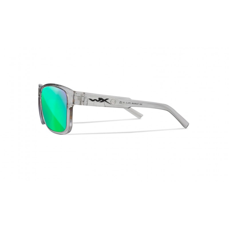 OCHELARI MODEL TREK - LENSES CAPTIVATE POLARIZED GREEN MIRROR - FRAME GLOSS CRYSTAL LIGHT GREY