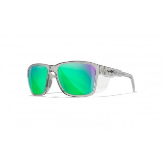 OCHELARI MODEL TREK - LENSES CAPTIVATE POLARIZED GREEN MIRROR - FRAME GLOSS CRYSTAL LIGHT GREY