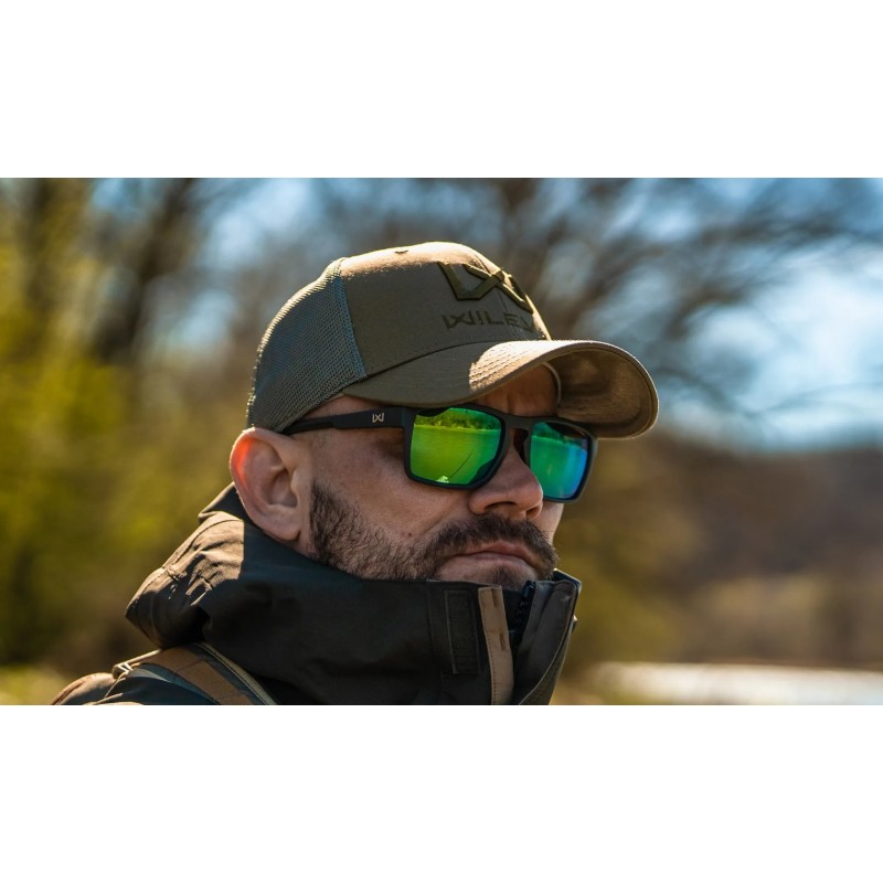 FOUNDER GLASSES - LENSES CAPTIVATE POLARIZED GREEN MIRROR - FRAME MATTE GRAPHITE FOUNDER GLASSES - LENSES CAPTIVATE POLARIZED GREEN MIRROR - FRAME MATTE GRAPHITE