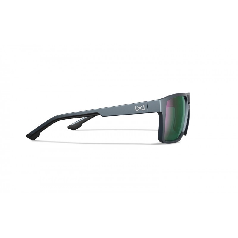 FOUNDER GLASSES - LENSES CAPTIVATE POLARIZED GREEN MIRROR - FRAME MATTE GRAPHITE