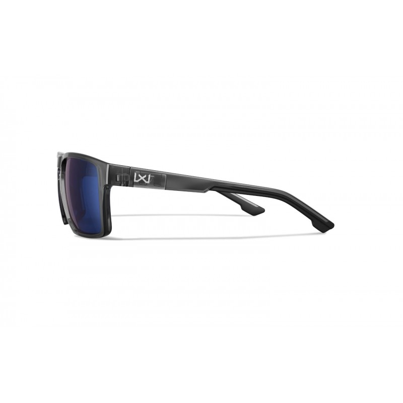 OCCHIALI MODELO FOUNDER - LENSES CAPTIVATE POLARIZED BLUE MIRROR - FRAME GLOSS CRYSTAL GREY