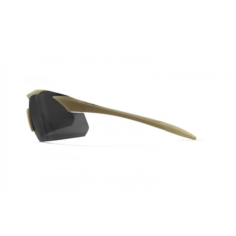 OCHELARI CU PROTECTIE BALISTICA MODEL VAPOR 2.5 - GREY/CLEAR/LIGHT RUST - TAN FRAME