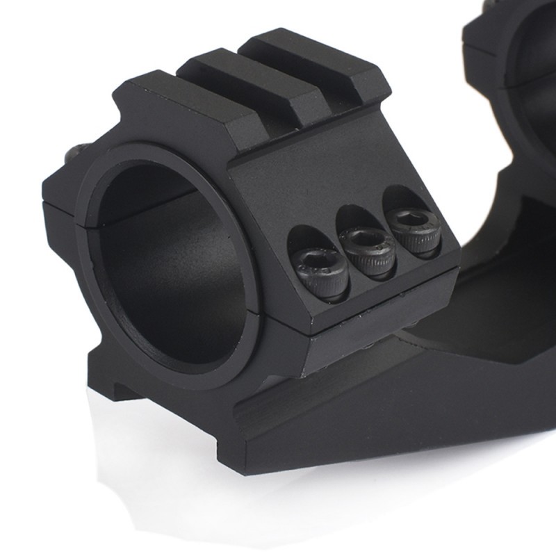 TRI-SIDE RAIL 25.4MM / 30MM MOUNT BASE - BLACK