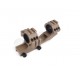TRI-SIDE RAIL 25.4MM / 30MM MOUNT BASE - DESERT