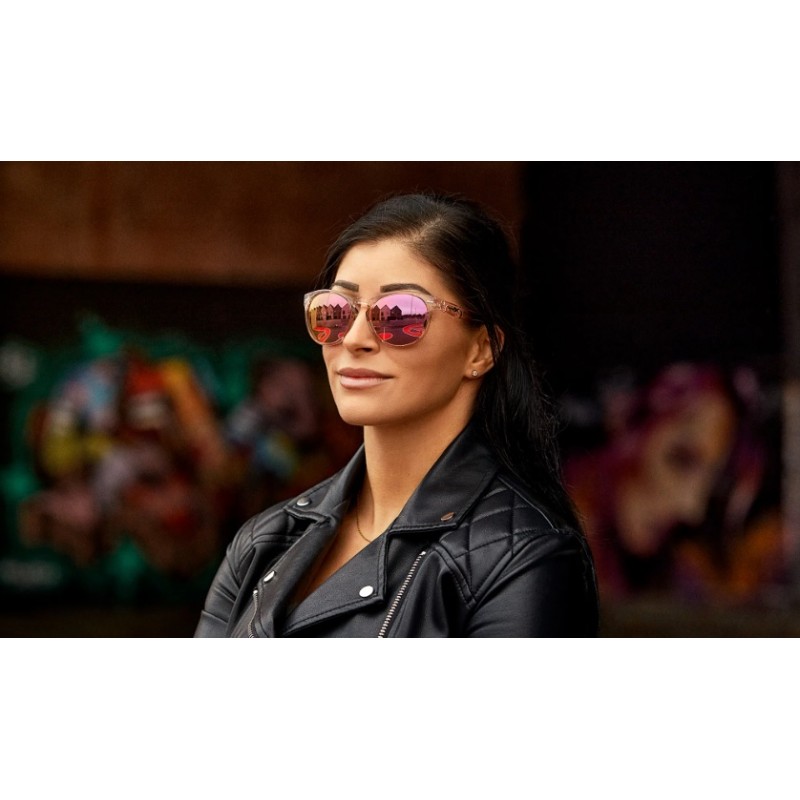 OCCHIALI MODEL WX COVERT - LENSES CAPTIVATET POLARIZED ROSE GOLD - GLOSS CRYSTAL BLUSH FRAME