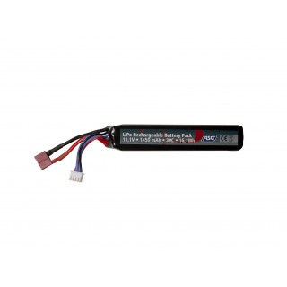 ASG LI-PO BATTERY 11.1V - 1450 MAH - 30C - T-PLUG ASG LI-PO BATTERY 11.1V - 1450 MAH - 30C - T-PLUG