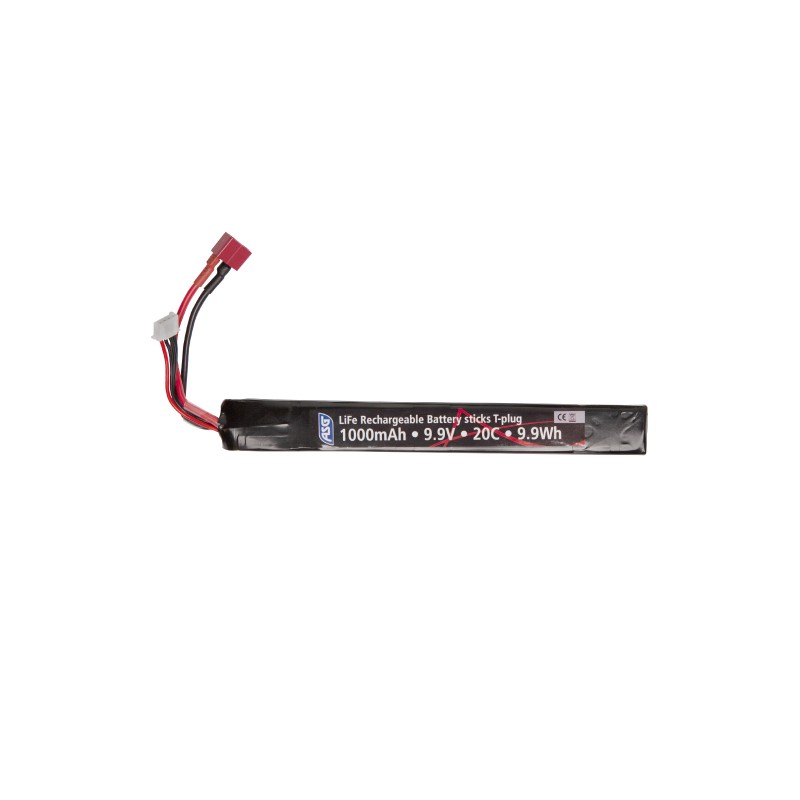 LI-FE T-PLUG ACUMULATOR - 9.9V X 1000MAH 20C LI-FE T-PLUG ACUMULATOR - 9.9V X 1000MAH 20C