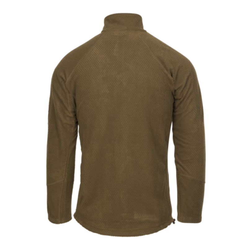 HELIKON GIACCA TATTICA ALPHA - PILE GRID - COYOTE