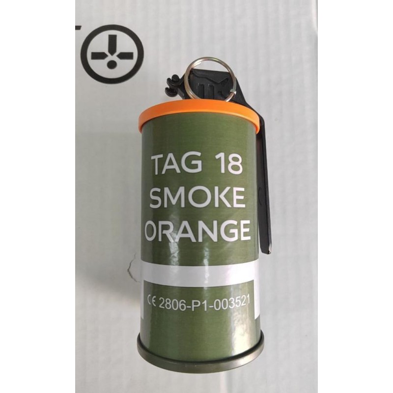 TAG-18 ORANGE SMOKE GRENADE