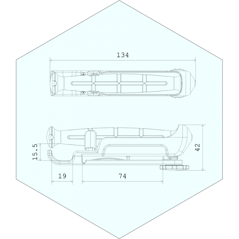 RED CLAW KUBOTAN CON ROMPIVETRO E CUSTODIA MODULARE IN TECNOPOLIMERO