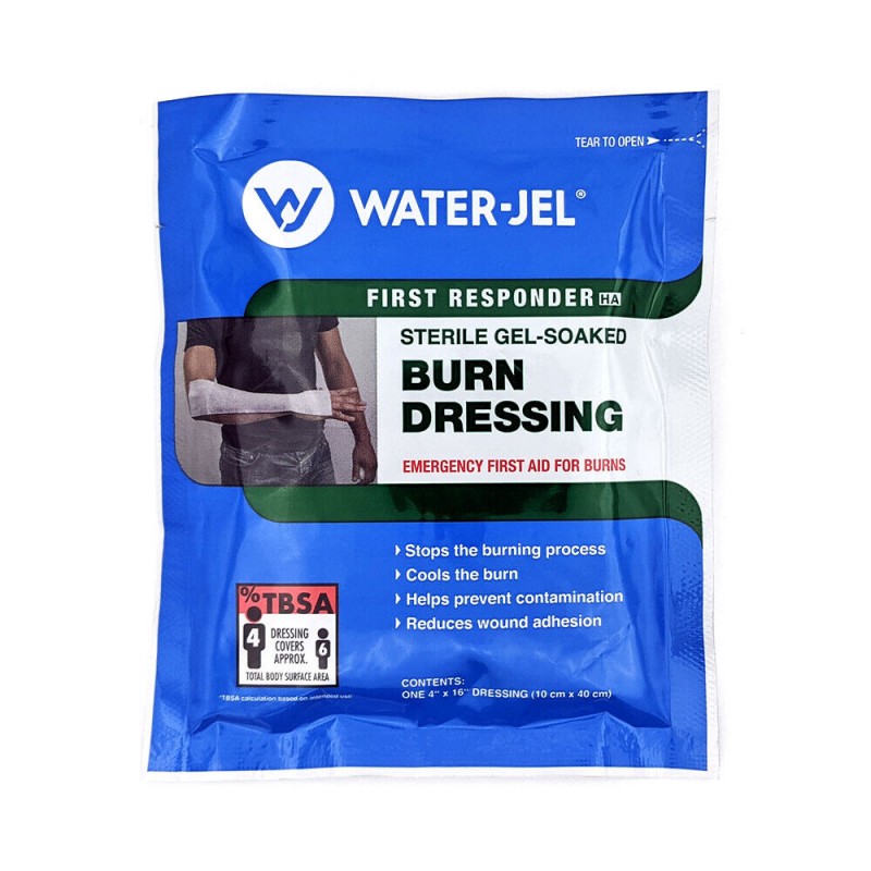 CVN WATER JEL BENDAGGIO PER USTIONI IMBEVUTO IN GEL 10 X 40 CM