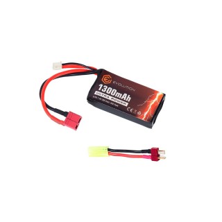 EVOLUTION BATTERIA LI-PO ULTRA POWER 7.4V - 1300 MAH - 20C - MINI-TYPE EVOLUTION BATTERIA LI-PO ULTRA POWER 7.4V - 1300 MAH - 20C - MINI-TYPE