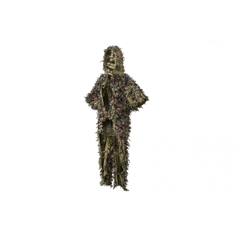 HELIKON TEX SET GHILLIE MODELLO A FOGLIE - US WOODLAND