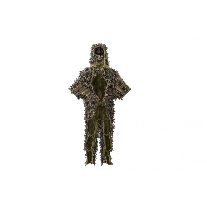 HELIKON TEX SET GHILLIE MODELLO A FOGLIE - US WOODLAND