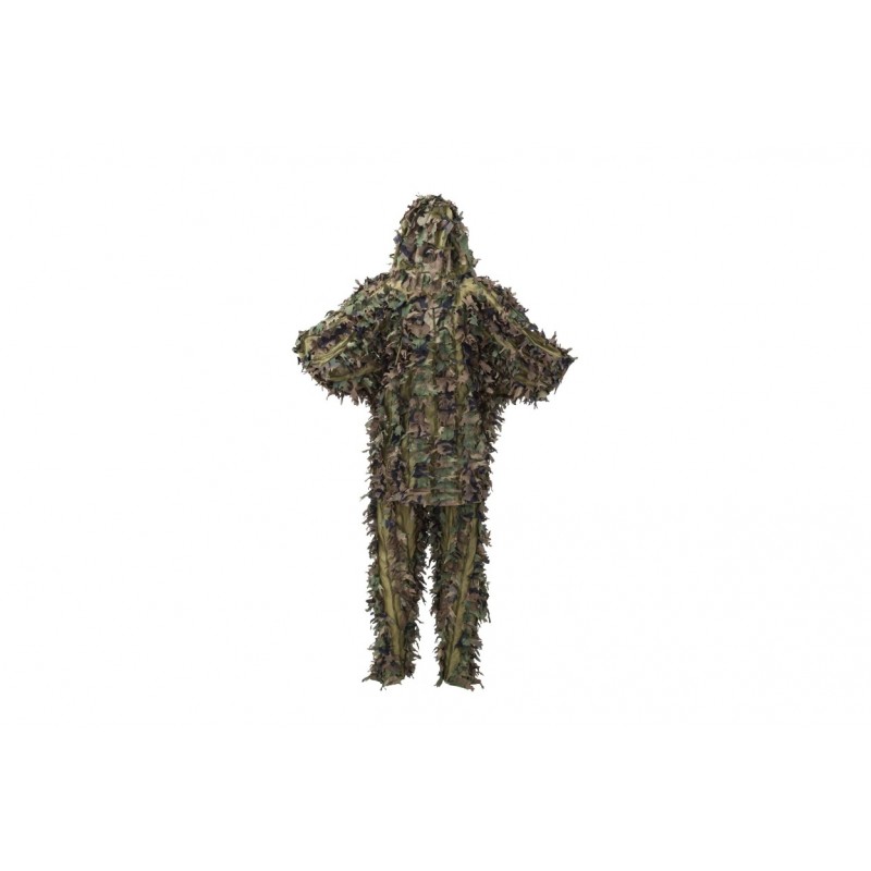 HELIKON TEX SET GHILLIE MODELLO A FOGLIE - US WOODLAND