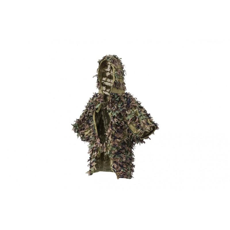 HELIKON TEX SET GHILLIE MODELLO A FOGLIE - US WOODLAND