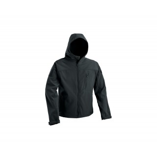 DEFCON 5 GIACCA SOFT SHELL CON CAPPUCCIO NERA DEFCON 5 GIACCA SOFT SHELL CON CAPPUCCIO NERA
