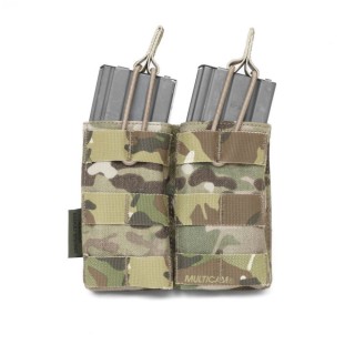 DOUBLE OPEN MAGAZINE POUCH - 5.56MM - MULTICAM