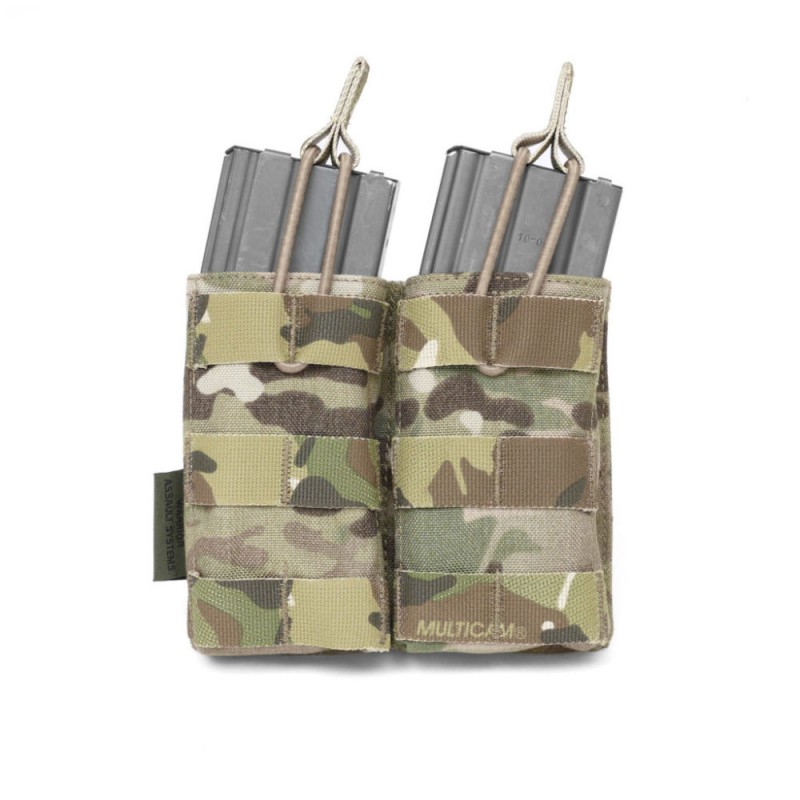 PORTA CARICATORE DOPPIE APERTO - 5.56MM - MULTICAM PORTA CARICATORE DOPPIE APERTO - 5.56MM - MULTICAM