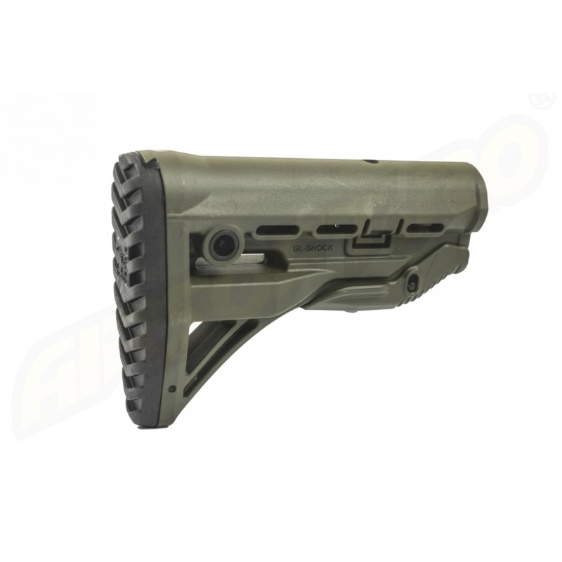 PAT PENTRU AR15 / M16 / M4 STYLE / SHOCK ABSORBING - OLIVE PAT PENTRU AR15 / M16 / M4 STYLE / SHOCK ABSORBING - OLIVE