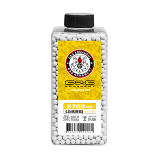 G&G Pallini da 0.25g - 2700 pezzi (Bianchi)