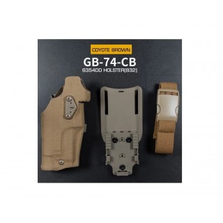 WST 6354 DO HOLSTER GLOCK 17 WITH X300 FLASHLIGHT, RIGHT-HANDED - COYOTE WST 6354 DO HOLSTER GLOCK 17 WITH X300 FLASHLIGHT, RIGHT-HANDED - COYOTE