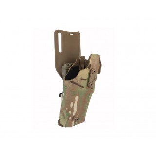 WST 6354 DO HOLSTER GLOCK 17 WITH X300 FLASHLIGHT, RIGHT-HANDED -  MULTICAM