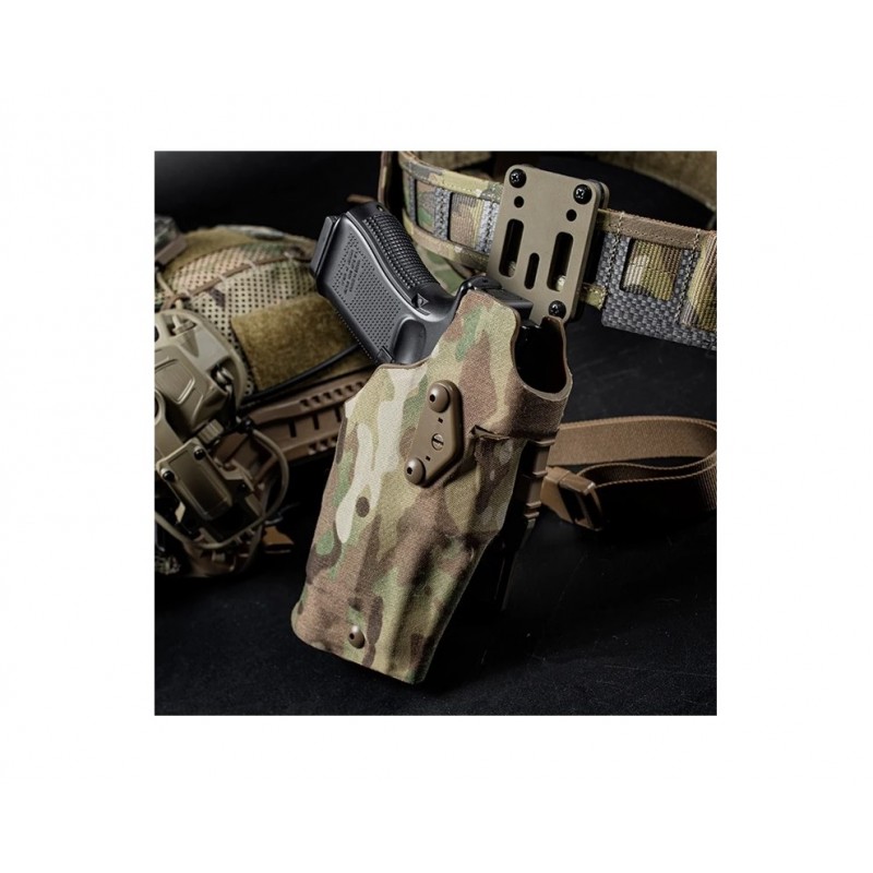 WST 6354 DO HOLSTER GLOCK 17 WITH X300 FLASHLIGHT, RIGHT-HANDED -  MULTICAM