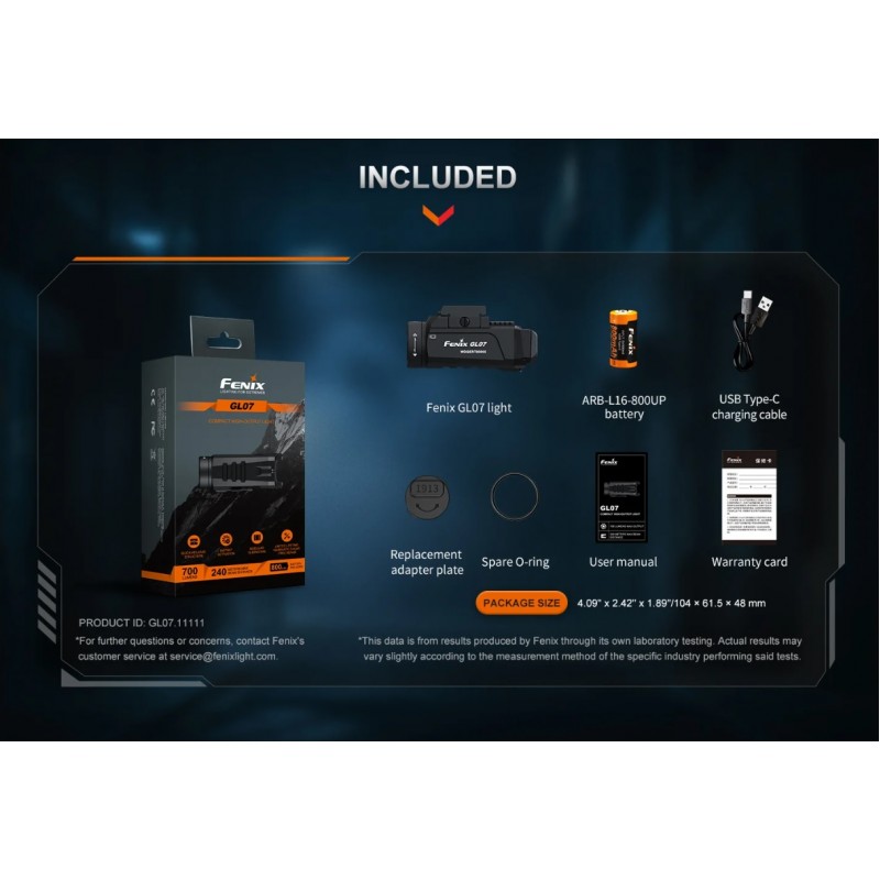 FENIX TORCIA A LED MODELLO GL07