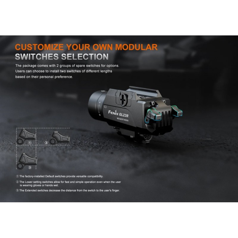 GL23R LED RECHARGEABLE FLASHLIGHT MODEL