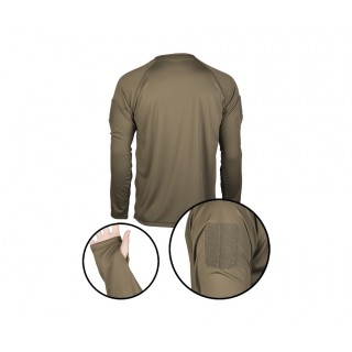 BLUZA TACTICA CU USCARE RAPIDA - MANECA LUNGA - OD