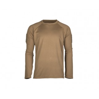 BLUZA TACTICA CU USCARE RAPIDA - MANECA LUNGA - DARK COYOTE