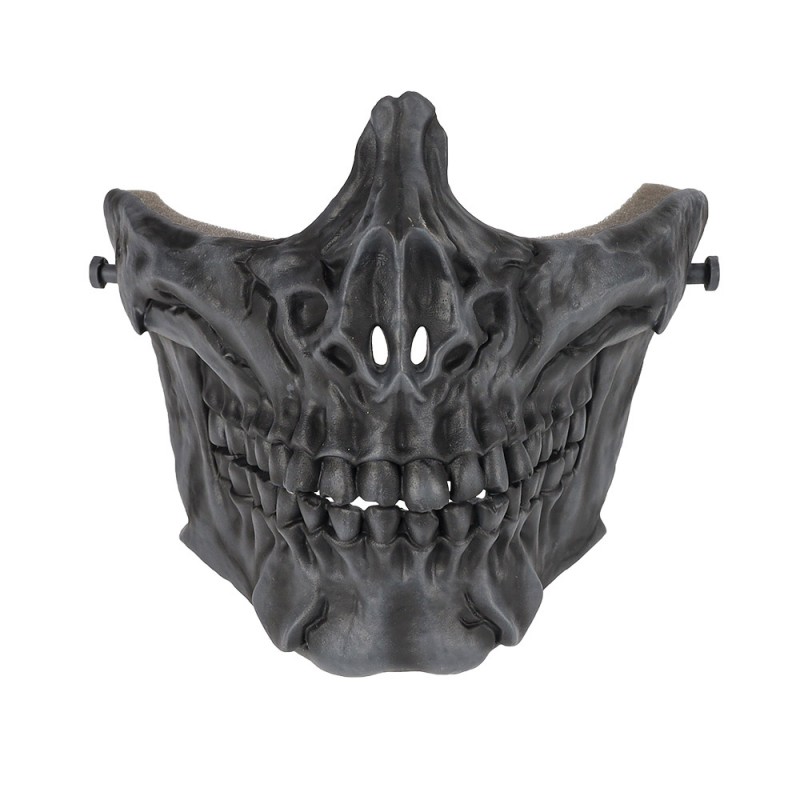 LAYLAX MASCHERA SKULL FACE GUARD - BATTLE STYLE - NERO