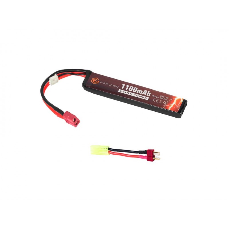 EVOLUTION BATTERIA LI-PO ULTRA POWER - 7.4V - 1100MAH - 20C - 40C