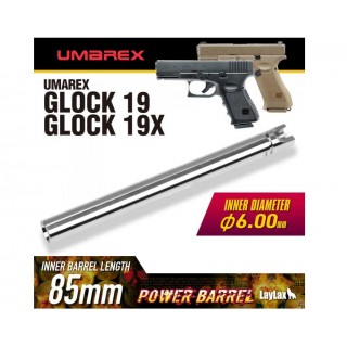 TEAVA DE PRECIZIE PENTRU UMAREX G19/G19X - 85MMX6.00MM TEAVA DE PRECIZIE PENTRU UMAREX G19/G19X - 85MMX6.00MM