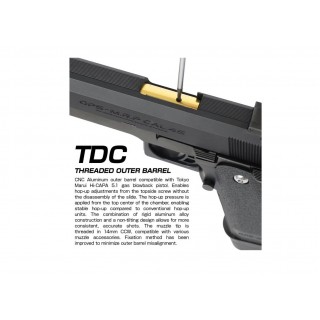 OUTER BARREL CU FILET PENTRU HI-CAPA 5.1 - TDC - GOLD