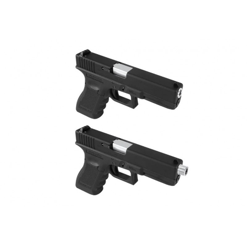 2 WAY FIXED - NON-RECOILING OUTER BARREL PENTRU GLOCK17 UMAREX - SILVER