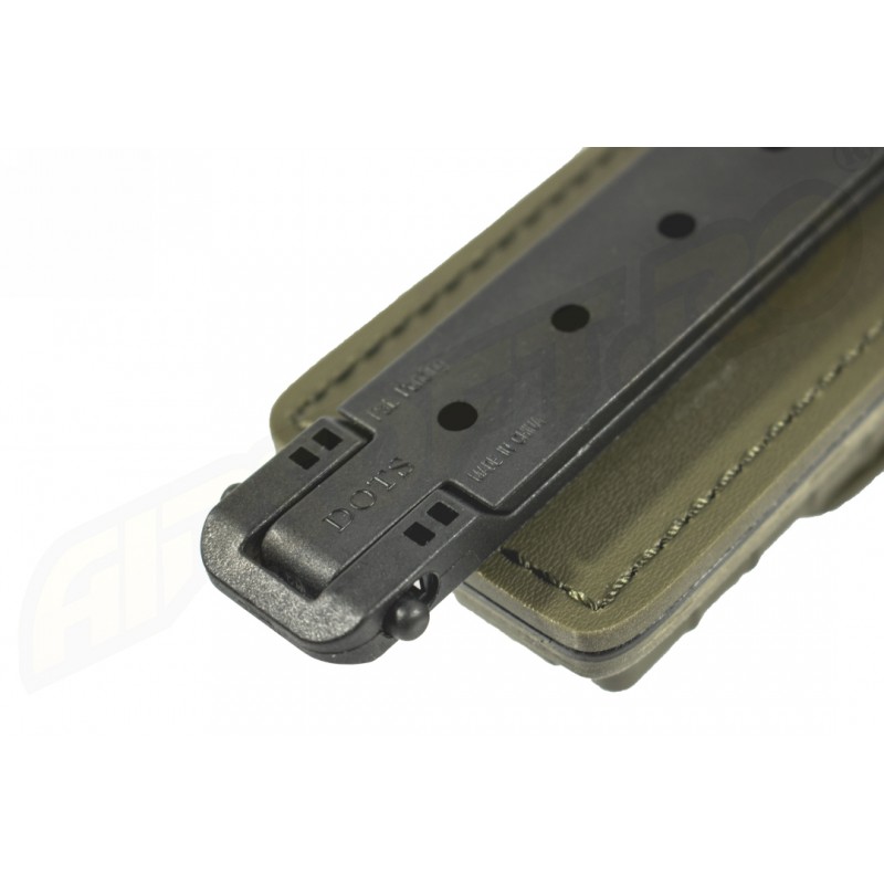 PORT INCARCATOR SIMPLU INCHIS DIN POLIMER - PENTRU GLOCK 17 - SISTEM MOLLE - GREEN