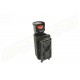 OPENED PEPPER SPRAY HOLDER POUCH IN KYDEX AND TECH - RUBBER