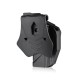 TEACA DIN TEHNOPOLIMER - MODEL RDS - PENTRU GLOCK17/GLOCK17/CZ P10C - BLACK