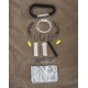 KIT MIC PARACORD PENTRU SUPRAVIETUIRE - NEGRU