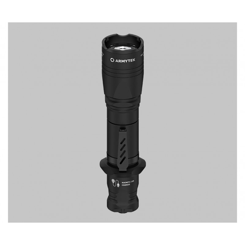 ARMYTEK DOBERMANN TORCIA TATTICA 2 IN 1 CON CARICATORE MAGNETICO USB - WHITE