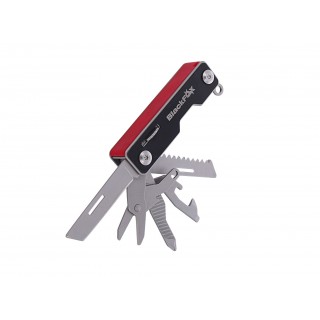 BRICEAG MULTIFUNCTIONAL BLACK FOX - ALUMINIUM - RED